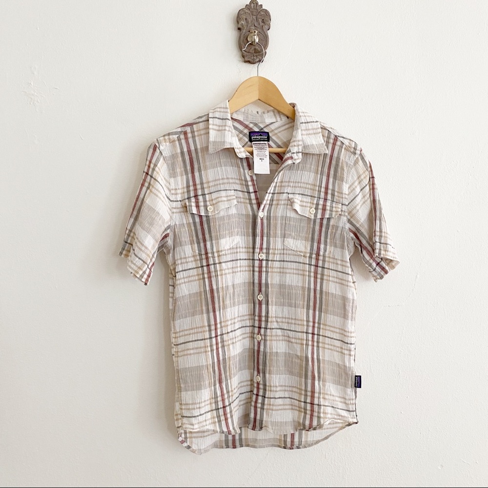 Men’s Organic Cotton Botton Down Plaid